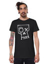black psychedelic t-shirt